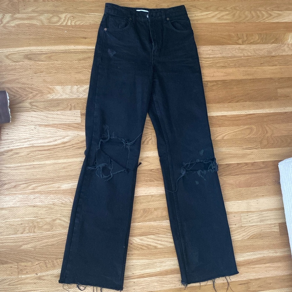 Zara TRF Wide Leg Jeans - Size 4